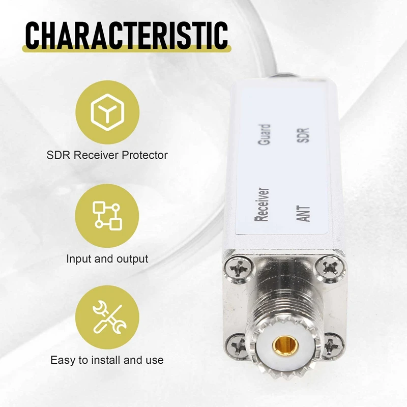 SDR Receiver Antenna Protector Guard 1000W Transmitter Signals For Preamplifier RF Sensitive Radio Receiver Protector