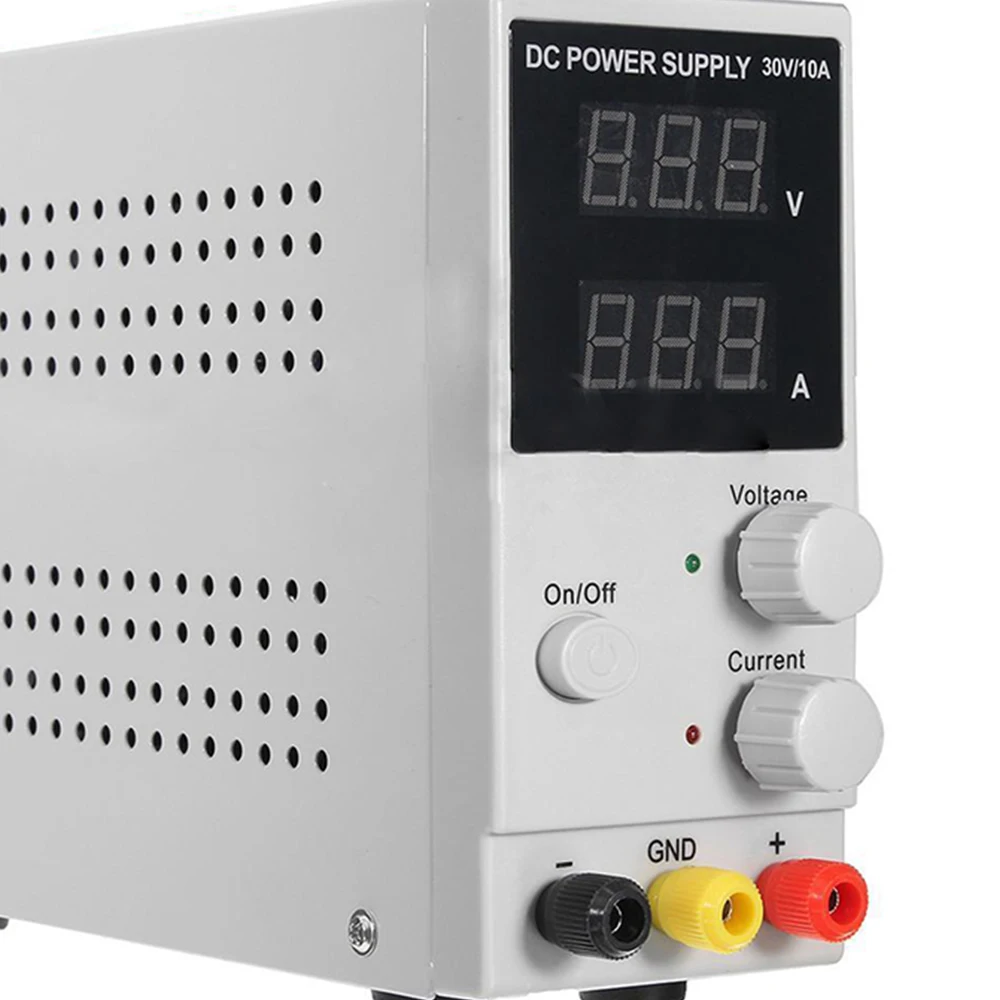 Adjustable Dc Power Supply,0-30V 0-10A DC Power Supply, ,Laboratory Power Supply W/ Led Display