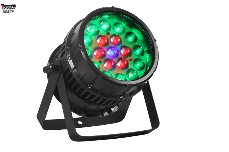 4 pieces Aluminum Waterproof Outdoor Led par zoom 19x10w 4in1 rgbw zoom par led dmx lighting