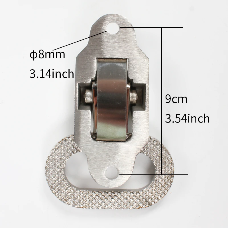 الملحقات دواسة حدوة الحصان دواسة البحرية 316 الفولاذ المقاوم للصدأ مقبض قابل للطي سلم
