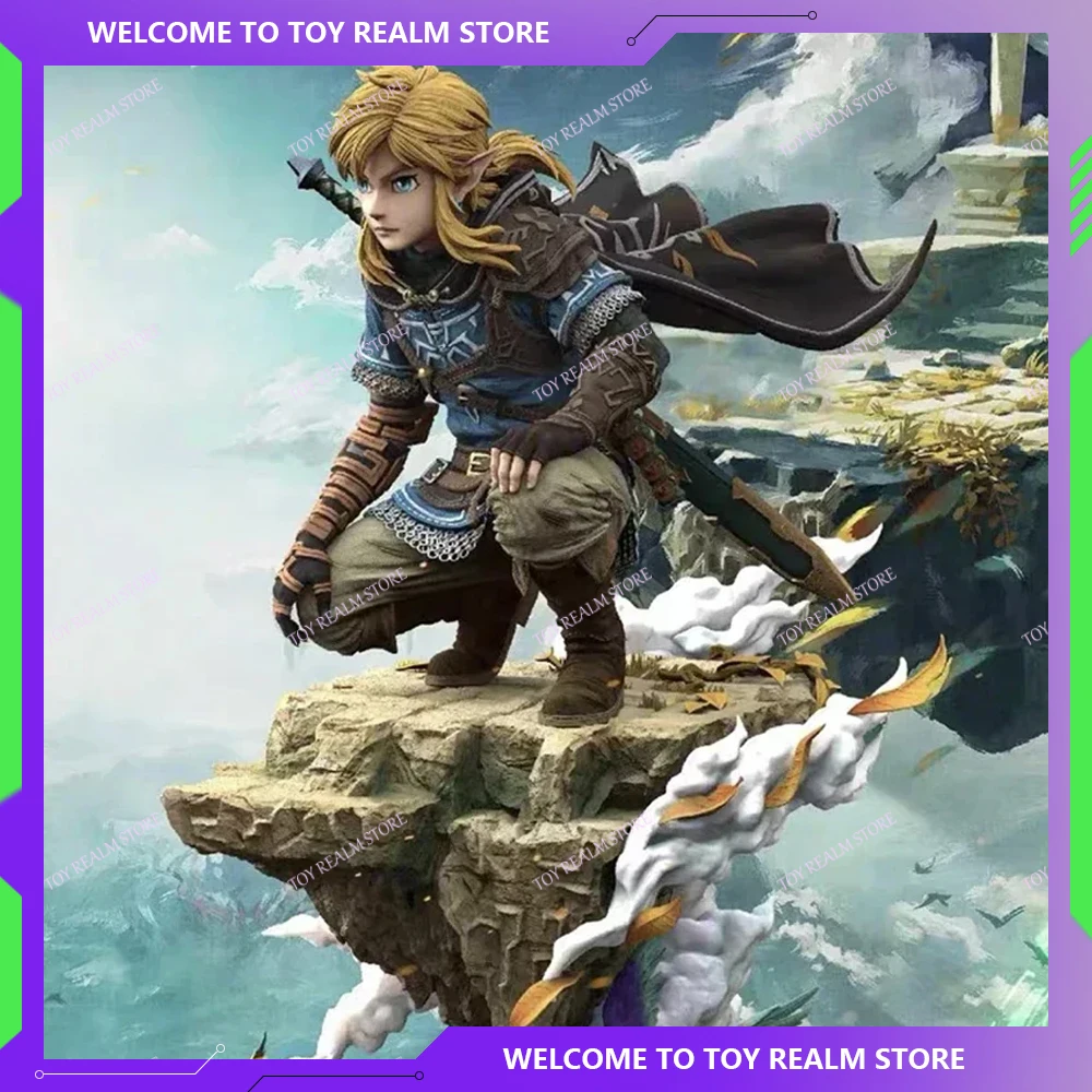 The Legend of Zelda Game Figure Link Figures Gk Figurine 38cm  PVC Statue Collectible Model Desktop Ornament Kid Toys Gifts