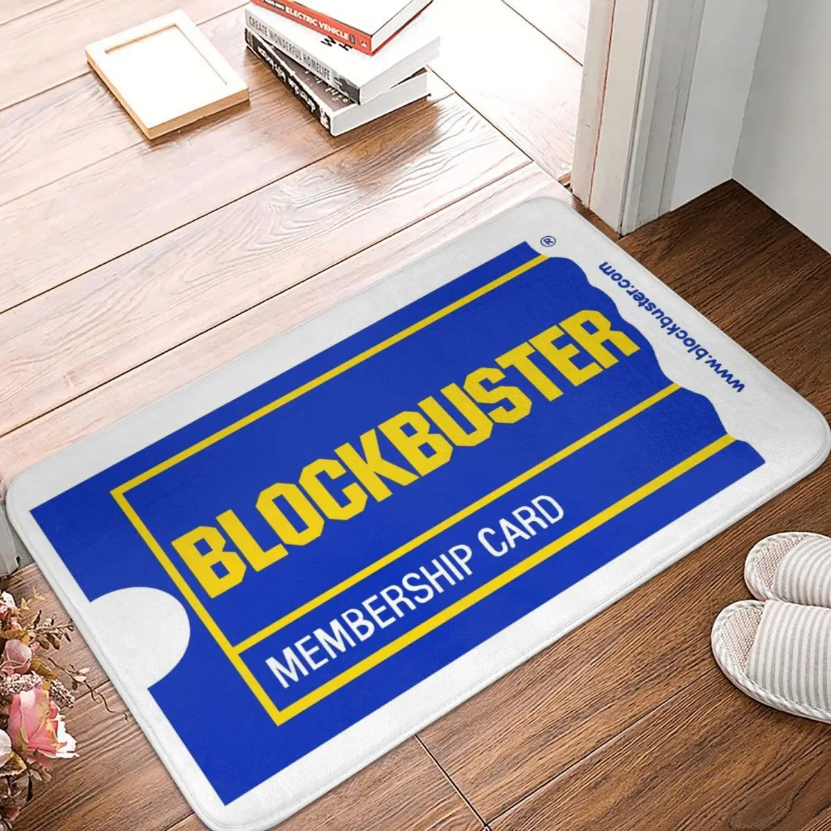 

Blockbuster Membership Card Non-slip Doormat Floor Mat Dust-proo Carpet Rug for Kitchen Entrance Home Bedroom Footpad Mats