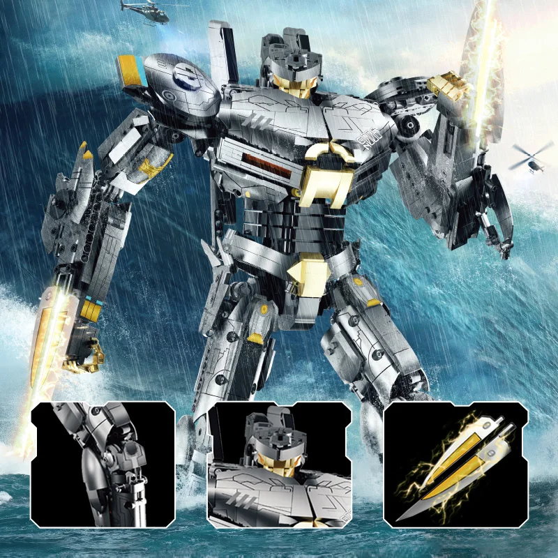 Jaeger Series 10312 Yuri Raider Athena Transforming Jaeger robot model assembled children's building blocks birthday toy