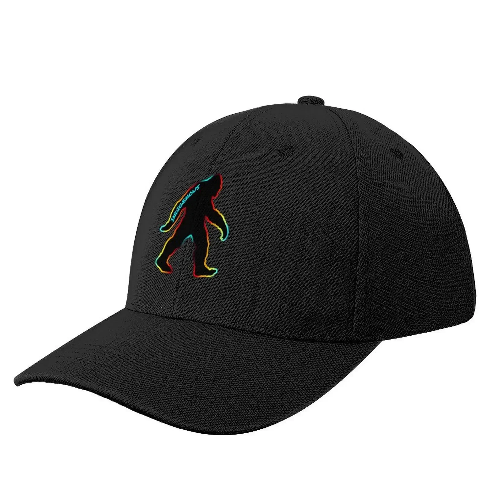

Indigenous Big Foot Design Baseball Cap funny hat designer cap Horse Hat Christmas Hat Caps Male Women's