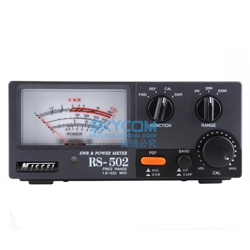 

Original NISSEI RS-502 Watt Tester 1.8-525Mhz HF VHF UHF Radio Communication Transceiver Power SWR Meter