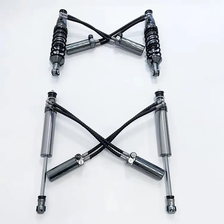 Off Road Suspension Body Kits for Toyotas Land Cruiser 100 Double Hose Front and Back 2.5diameter Coilover  Shock Absorber