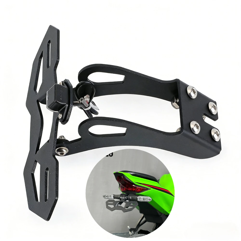 

Держатель номерного знака (флеш-холдер) для KAWASAKI NINJA ZX25R ZX4R ZX4RR, ZX 25R 4R 4RR ZX250 ZX400 2020-2026