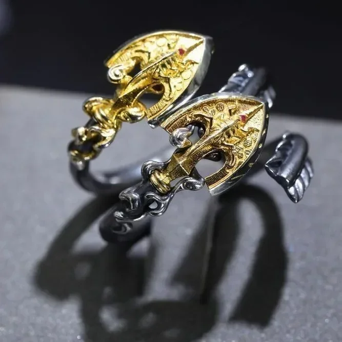 JoJo's Bizarre Adventure Worm Arrow Element Ring
