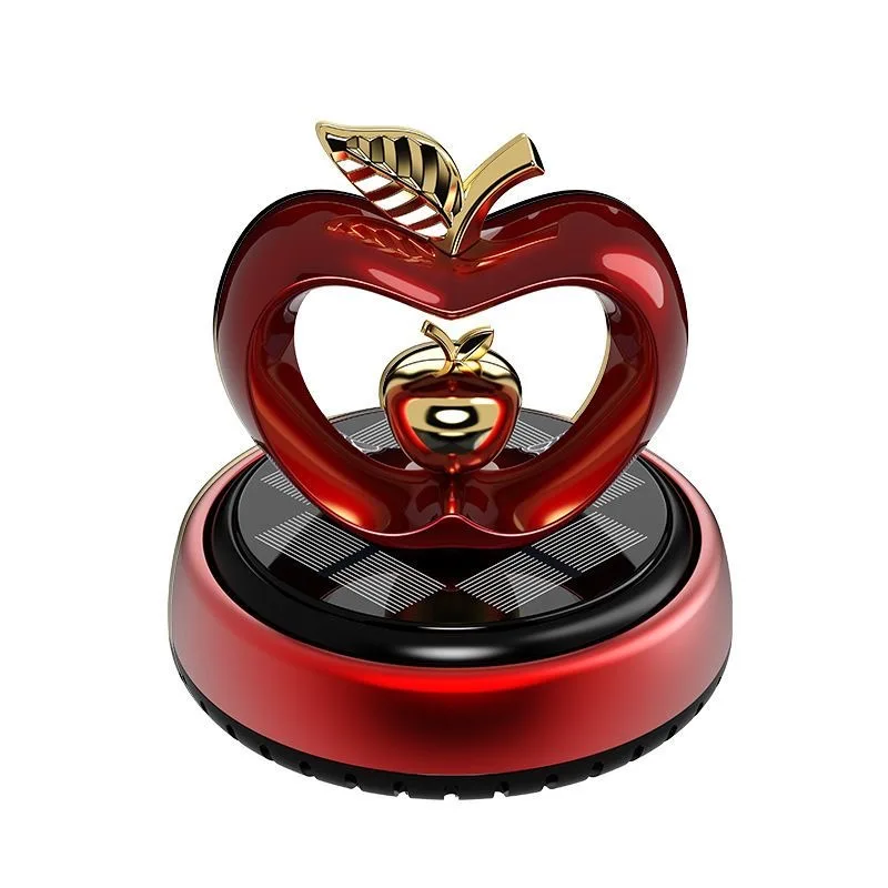 

Automobile Solar Car Fragrance Car Air Freshener Car Interior Console Apple High-end Durable Deodorant Ornament Car Diffuser