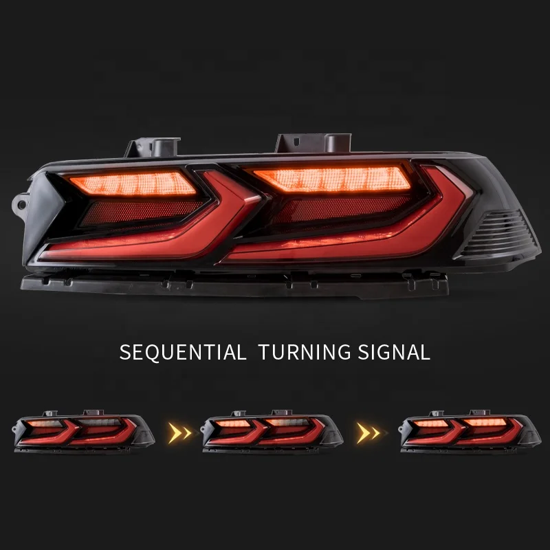 Archaic LED sequentielles Blinker für Camaro Rück leuchte mit Standlicht 2014 2015 Rücklichter für Chevrolet Camaro