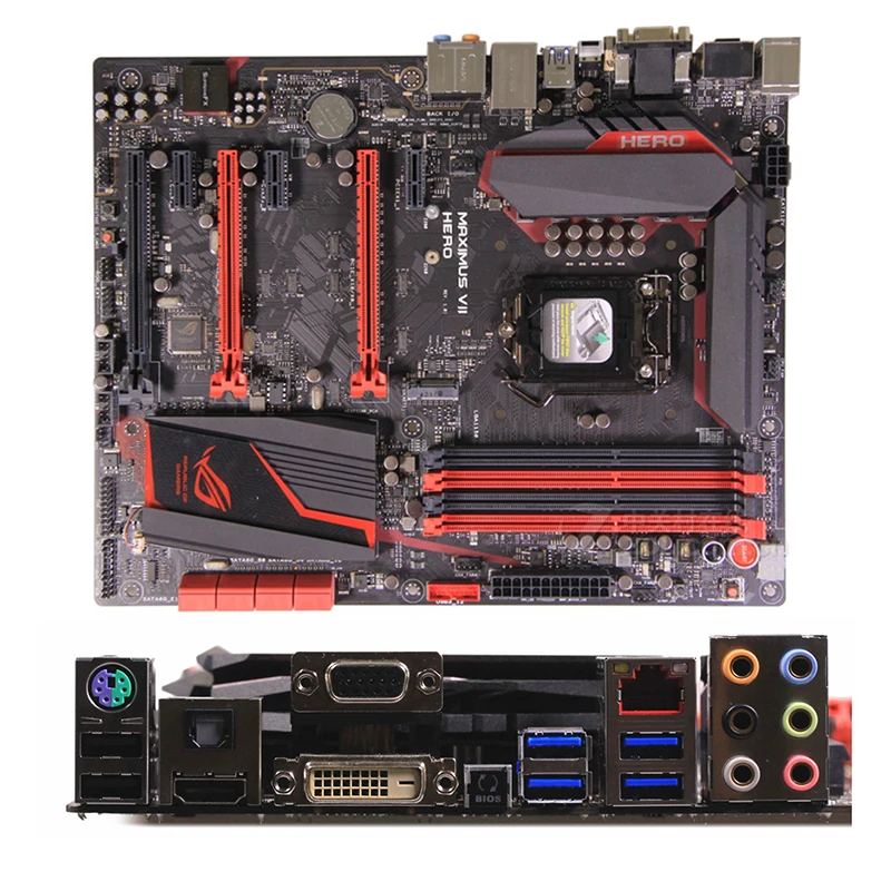 For Intel Z97 MAXIMUS VII HERO motherboard Used original LGA1150 LGA 1150 DDR3 32GB USB2.0 USB3.0 SATA3 Desktop Mainboard