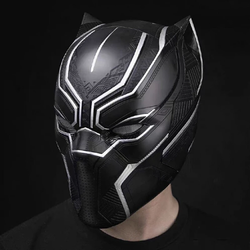 Killerbody Genuine Marvel 1:1 Black Panther Helmet Can Emit Light, Wearable Avengers Cosplay Mask, Gift Collection Halloween Gif