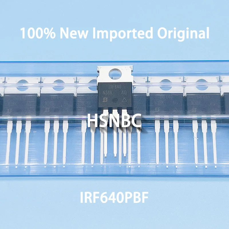 

10Pcs/Lot IRF640 IRF640PBF TO-220 200V 18A MOSFET N-Channel Power Transistor 100% New Imported Original