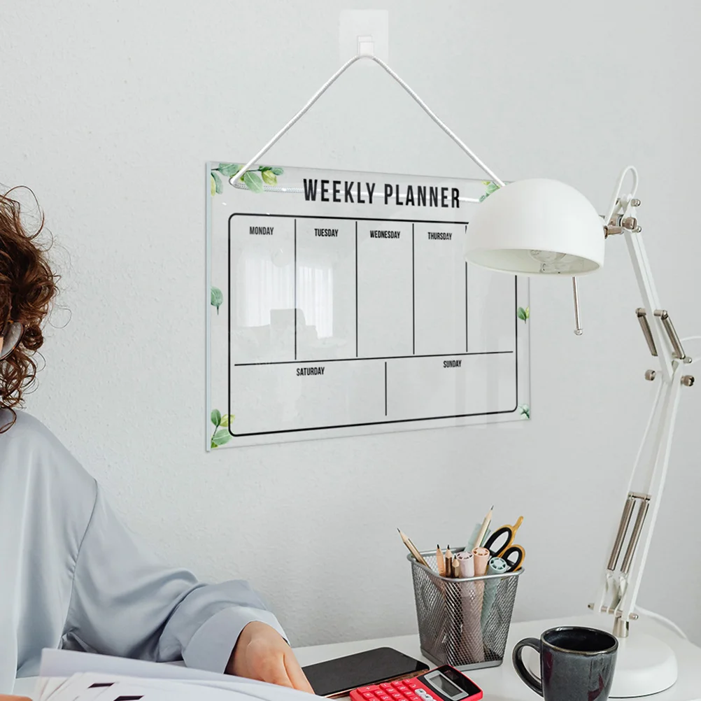 Erasable Memo Board Acrylic Writing Hanging Household Whiteboard Boards Desktop Office