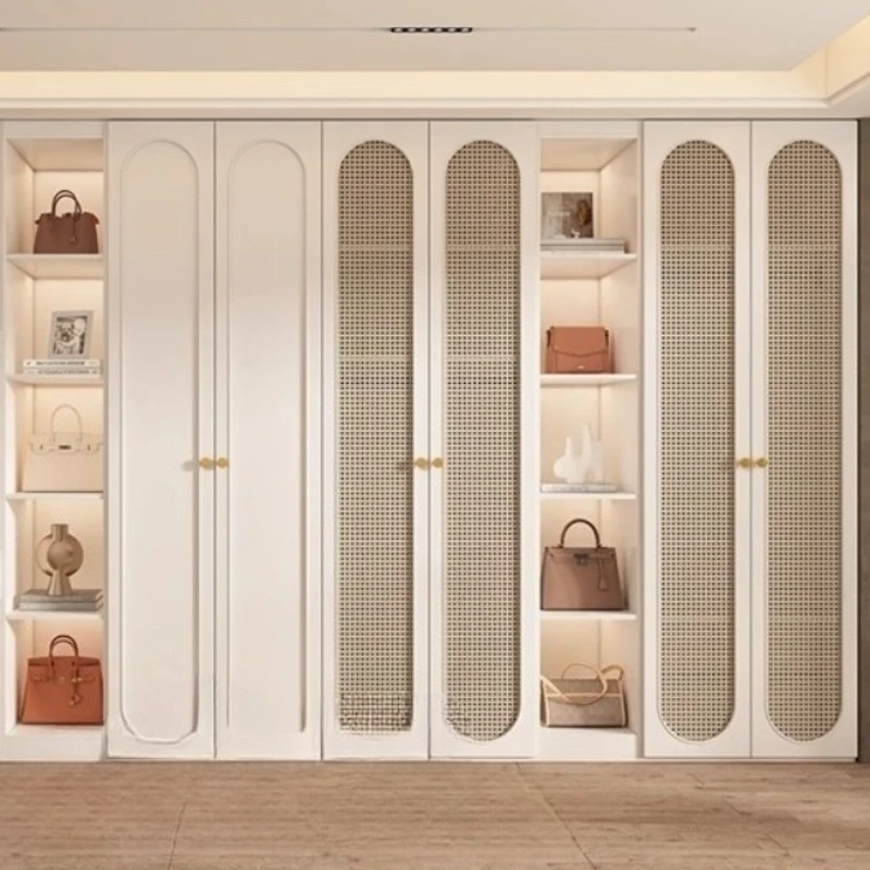 

Modern luxury wardrobe Mid Century Minimalist Design regal wooden wardrobe elegant fashion szafa ubraniowa drewniana furniture