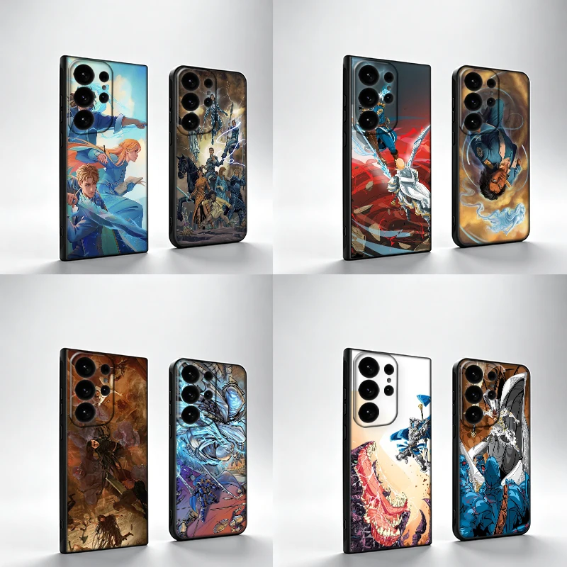 S-Stormlight A-Archive Phone Case For Samsung S25Edge S26FE Galaxy S22 S25 S24 S26 Ultra S21 S23 S20 Plus Cover Black Shell Coqu