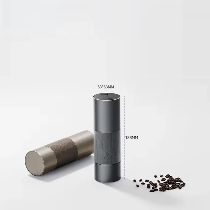 Coffee Coffee Bean Grinder Usb Color Box 25 Stainless Steel 90 Grey ABS 1 Set Free Spare Parts Cleaning Cycle Class a