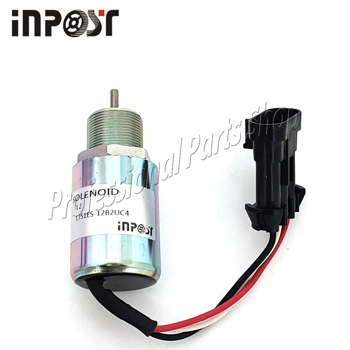 

New 1pc 12V 1751ES-12B2UC4 Fuel Shutoff Stop Solenoid for Mitsubishi L3E L3E2 L3A L3C