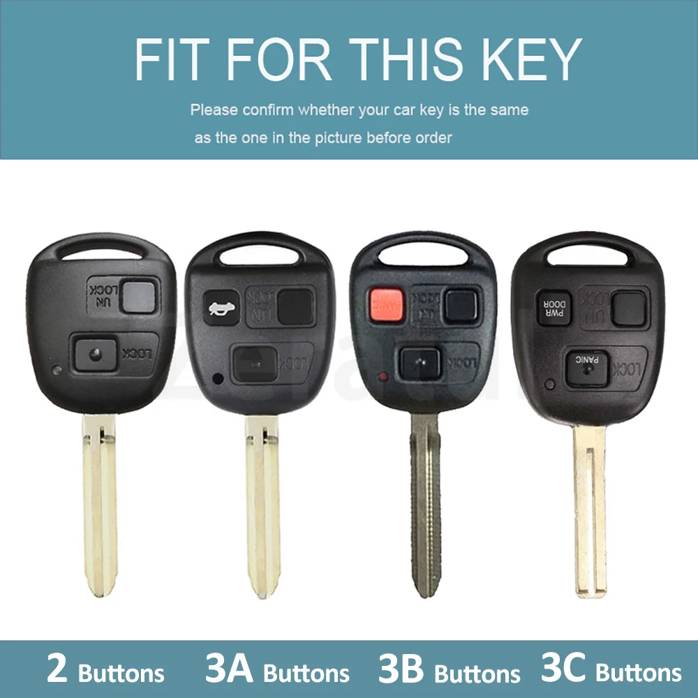 TPU Car Key Case Cover For Lexus ES GS LS IS RX SC LX RX400h ES330 RX330 GS300 GS430 For Toyota Land Crusier FJ Cruiser