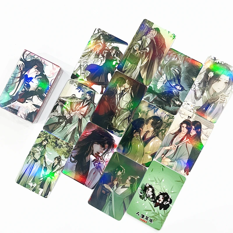 55 Pcs/Set Scum Villain's Self Saving System Laser Card Shen Qingqiu, Luo Binghe Figure Lomo Card Photocard