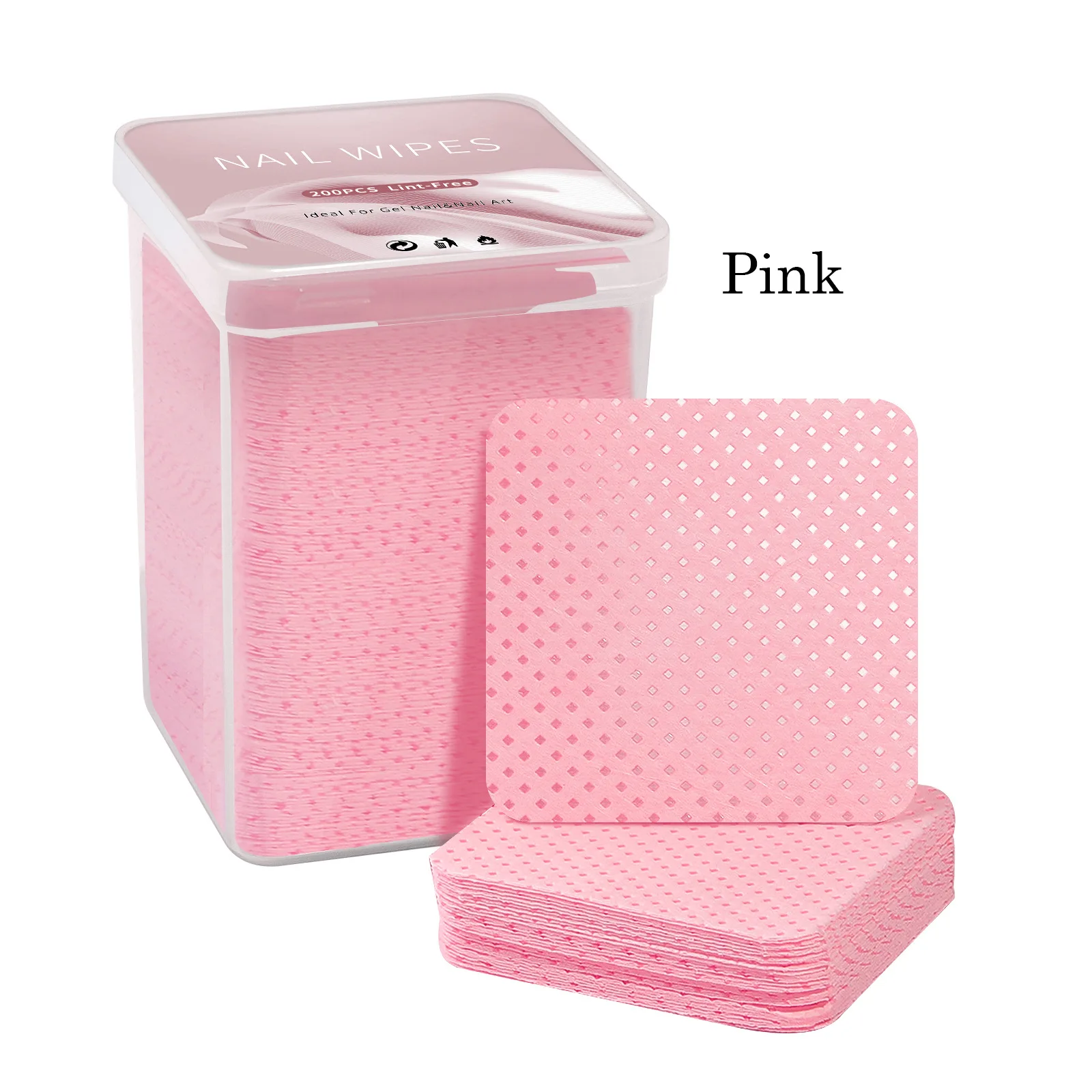 Niet-pluizende nagellakremover Katoenen doekjes UV Gel Tips Remover Cleaner Paper Pad Nagellak Art Cleaning Manicure Tools