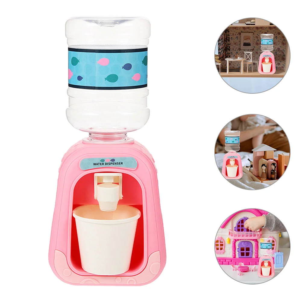 

Props Mini House Water Dispenser Pretend Role Play Plastic Dollhouse Plaything