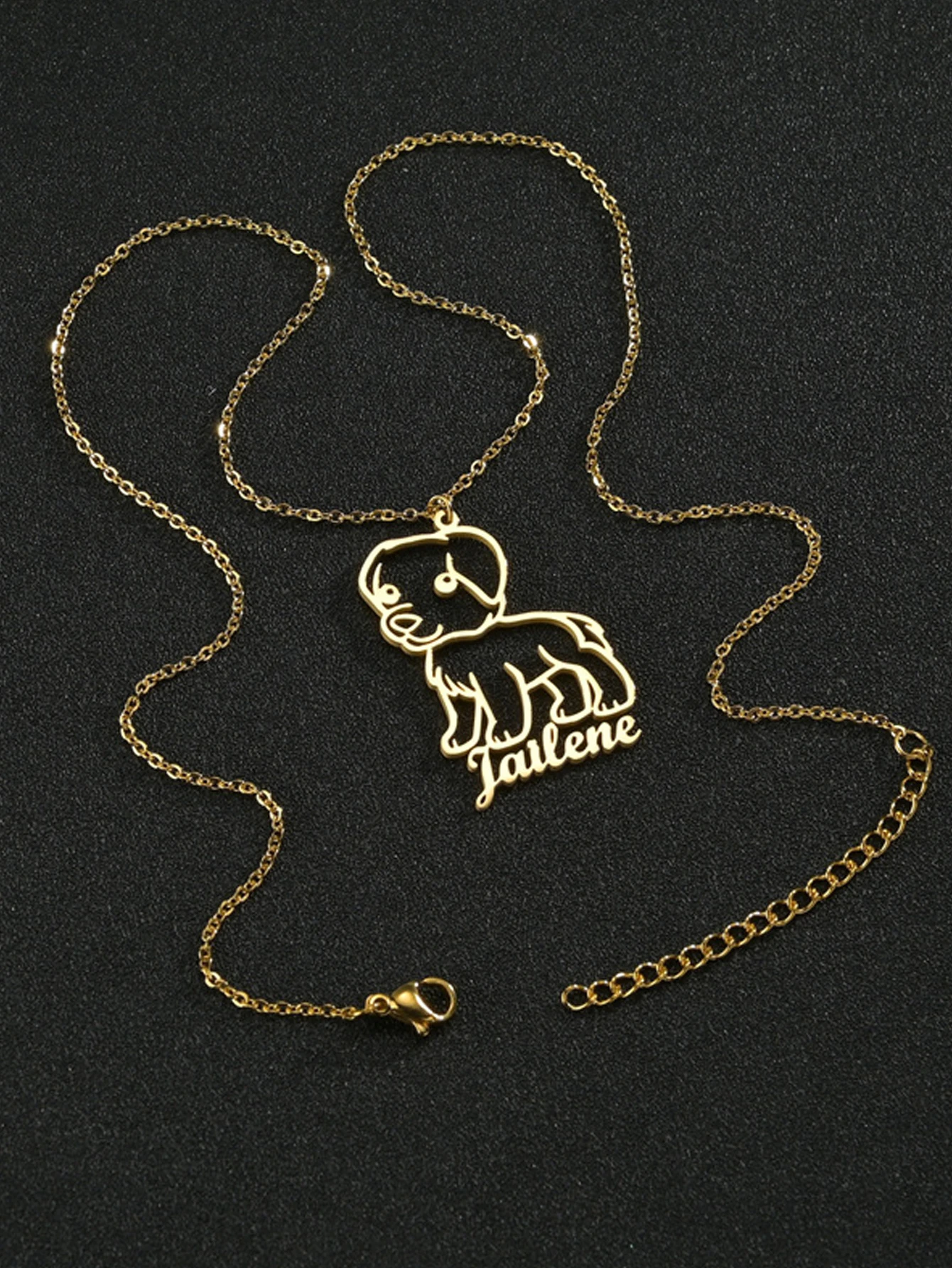 Персонализированные украшения  – обзор и цена Engraved Name Necklace