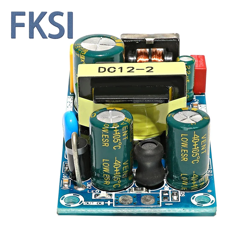 FKSI AC 85-265V a DC 12V 24V 36V 48V transformador reductor fuente de alimentación 1A 2A 4A 6A 8A 9A módulo de alimentación conmutada para reparación