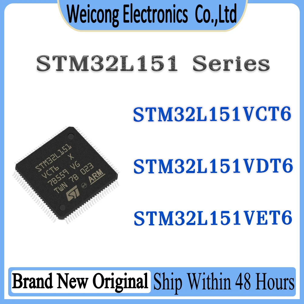 STM32L151VCT6 STM32L151VDT6 STM32L151VET6 STM32L151VC STM32L151VD STM32L151VE STM32L151 STM32L STM32 IC MCU Chip LQFP-100