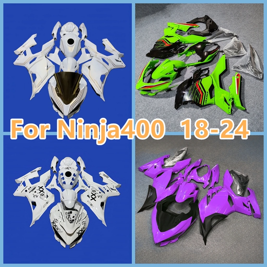 Motorcycle Bodywork Cowling For Ninja400 2018 2019 20 21 23 24 Ninja 400 EX400 ABS Plastic Fairing Kits Injection Mold