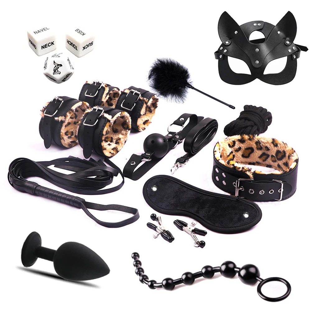 ألعاب جنسية للنساء BDSM طقم الأزواج الجنسي ملحقات مثيرة أصفاد لجلسة المكونات الشرجية لعبة الجنس ألعاب مثيرة للكبار sexyshop