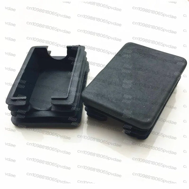 plugue-de-plastico-galvanizado-de-50mm-70mm-tubo-de-aluminio-plugue-interno-retangular-capa-a-prova-d'agua-de-50-80mm-x10
