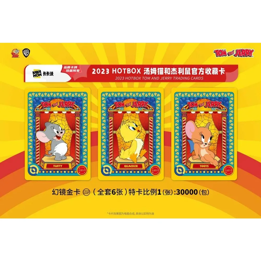 Original Kakawow Tom And Jerry Card For Children Toodles Galore Tuffy Genuine Fantasy Limited Game Collection Card Table Gifts