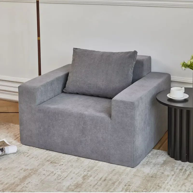 Modern Kids Play Sofa Soft Compression Armchair Washable Cover Chinese Style High Quality Furniture for Bedroom Living Room