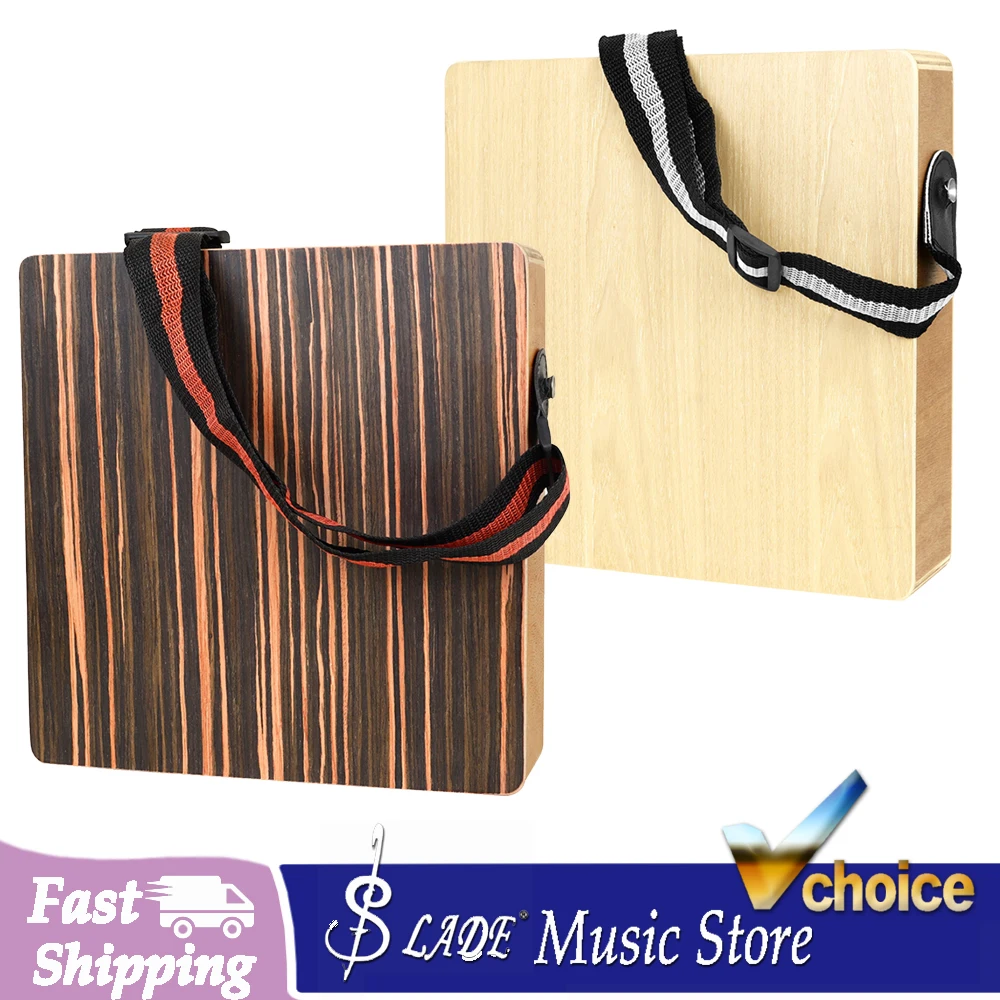 Cajon Box Drum - Cajón de Percusión de Viaje con