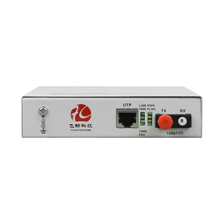 Convertitore multimediale FE 100base-T1 di alta qualità Convertitore Ethernet su fibra ottica Trasmissione a lunga distanza