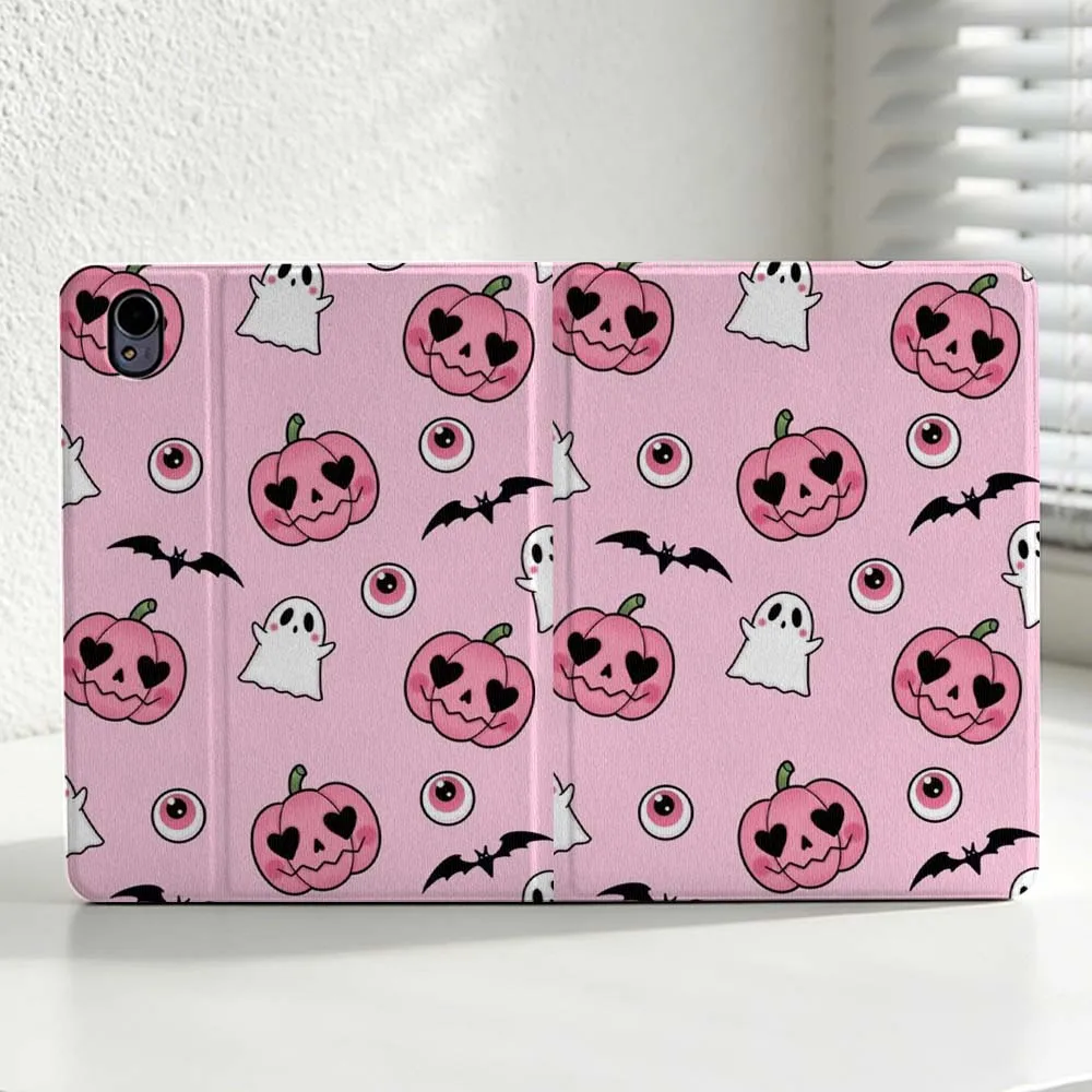 Cartoon Pink Pumpkin Ghost Cover For Huawei MatePad MediaPad MagicPad Honor Pad 10 9 8 X10 X9 X8 Pro Soft Inch Tablet Case