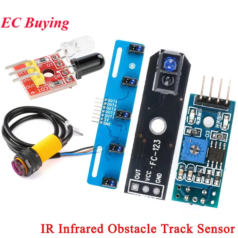 TCRT5000 TCRT5000L Reflective IR Infrared Obstacle Optical Sensor Photoelectric Switch Track Module for Tracking Smart Car Robot