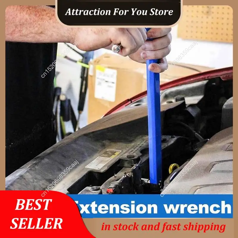 Hot Selling Offset Extension Wrench, Multifunctional Tight Reach Wrench, As Shown Carbon Steel Offset Impact-Ready Socket Wrench