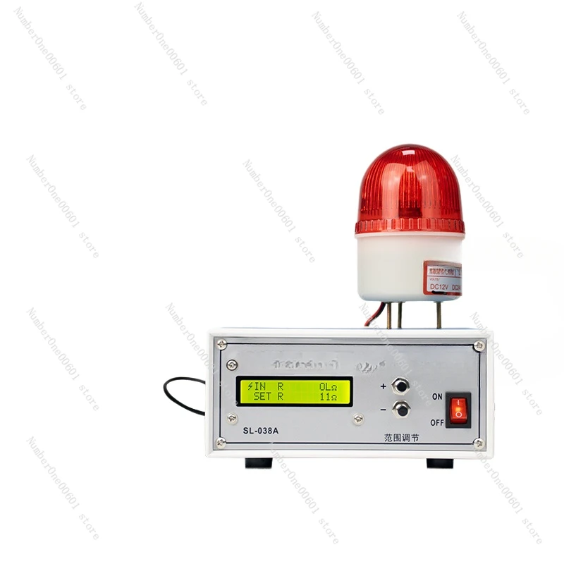 Grounding system monitoring alarm, resistance monitoring static electricity