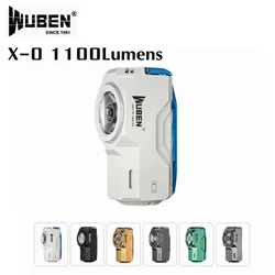 WUBEN X0 Rechargeable Mini EDC Flashlight 1100Lumens Waterproof Portable Pocket LED Torch With Magnetic Tail For Outdoor Camping