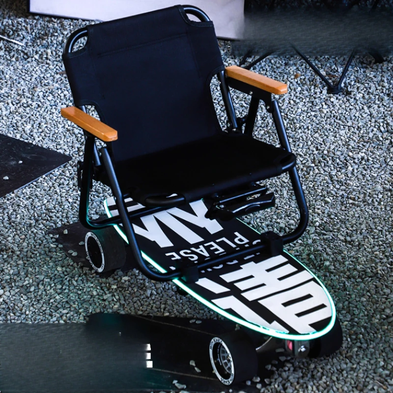 

With longboard, electric skateboard can be remote controlled for adults to walk four wheels