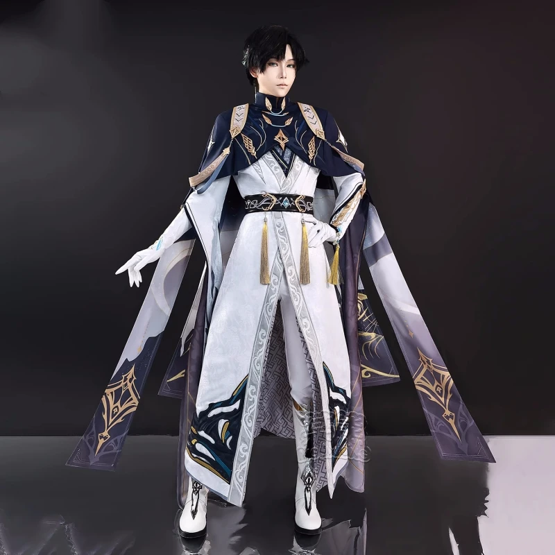 زي زين التأثيري الحب والعميق أنيمي الرجال وسيم القتال موحدة لعب الأدوار الملابس أزياء الهالوين الأسهم