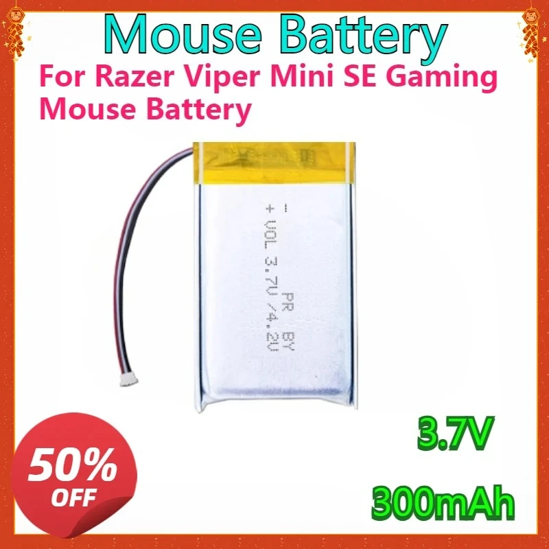 

New High Quality Replaceable Battery Replacement Battery 300mAh for Razer Viper Mini SE Gaming Mouse Battery