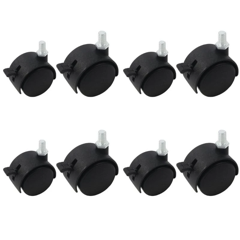 4pcs Heavy Duty Casters Versatile Caster Cabinet Caster Universal Mounting Casters Simple for Furniture Q5WC