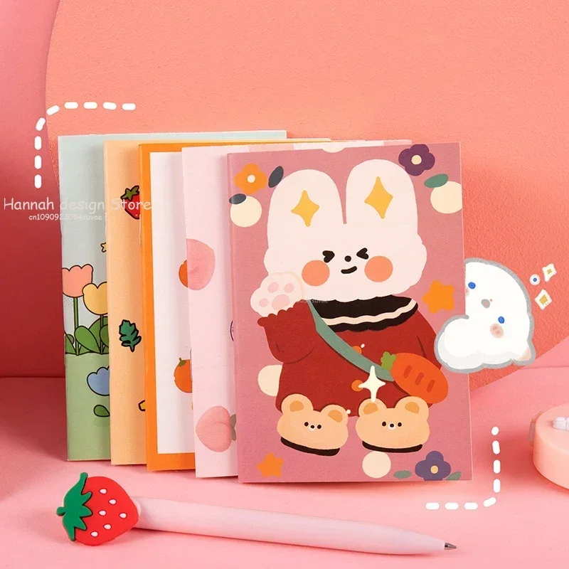 Mini Notebook Cartoon Notepad Child Diary Planners Cute Things Memo Pads Note Book for Girls School Stationery