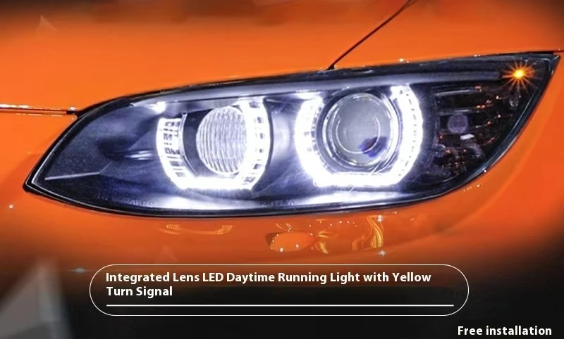 High Quality M4 Touring Xenon Headlight Assembly for E92/E93 40W DRL Angel Eyes 6500K Color Temperature Front Lamp 12V Canbus