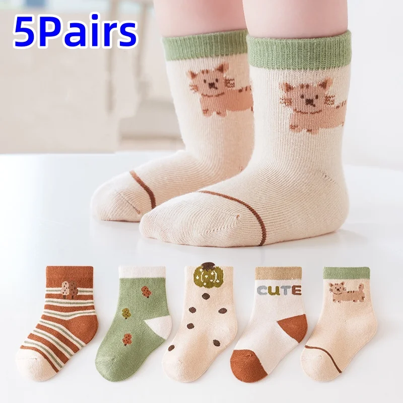 5Pairs/Set Baby Soc… - image