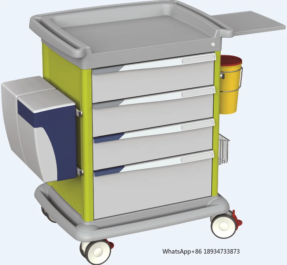 MT MEDICAL hospital trolley luxury drugs trolley emergency treatment medication distribution cart