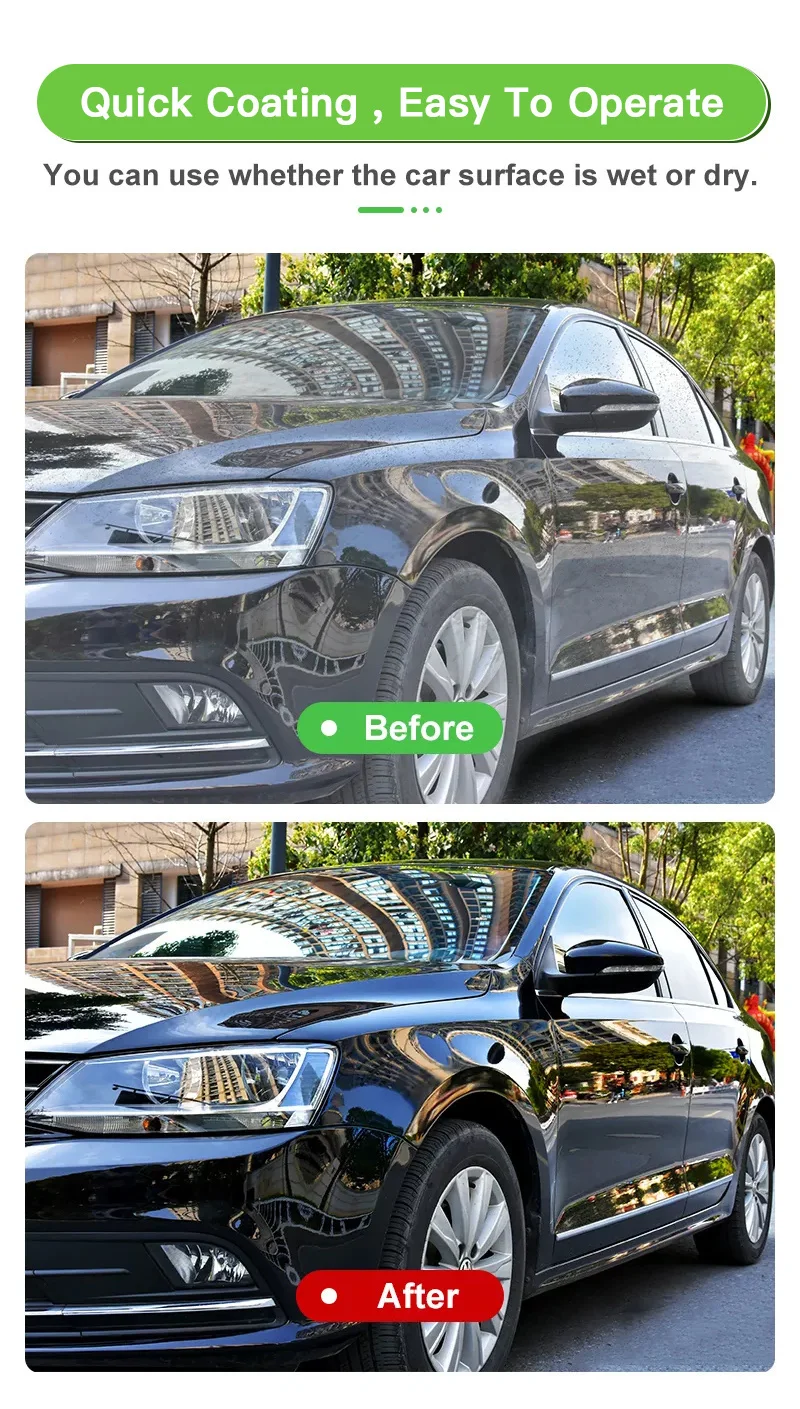 Car Nano Coating Agent Spray Auto Body Ceramic Coats Shine Armor Spray Paint 300ML Car Care Polish Renovator Product Detailing